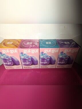 NIB Complete set 4 gui-gui slime kits charms decor & Surprise Pet